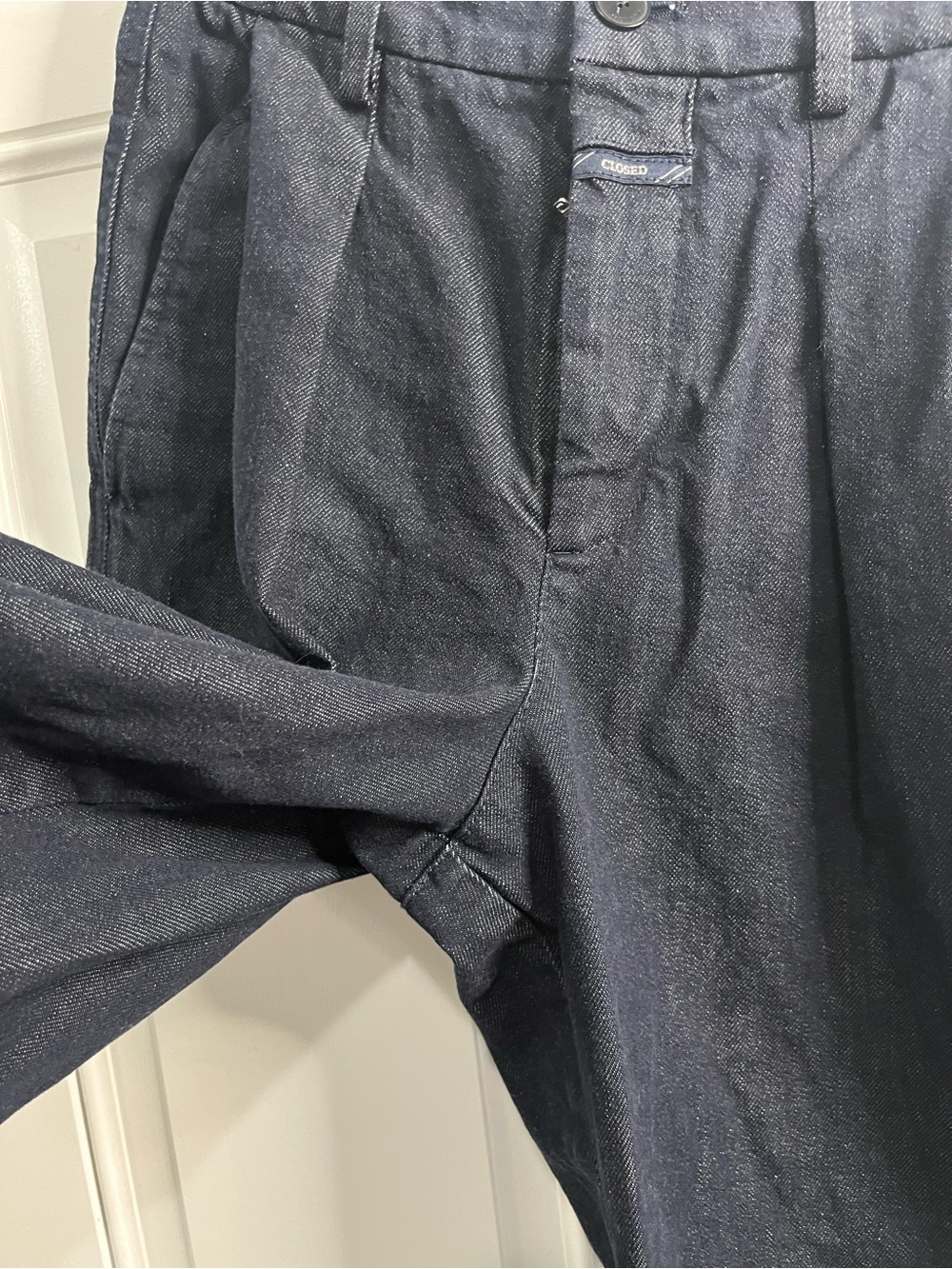 CLOSED Relaxed Mid Rise Waist reactive-dyed Stay Blue denim Ruthy Jeans 23 - Picture 6 of 14